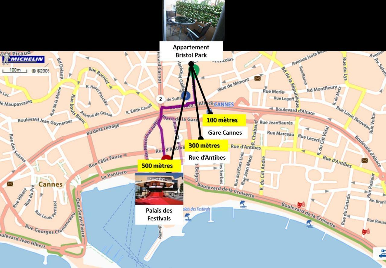 Bristol Park - Parking - 5Mn Walk From Palais Des Festivals Apartment Cannes Exterior photo